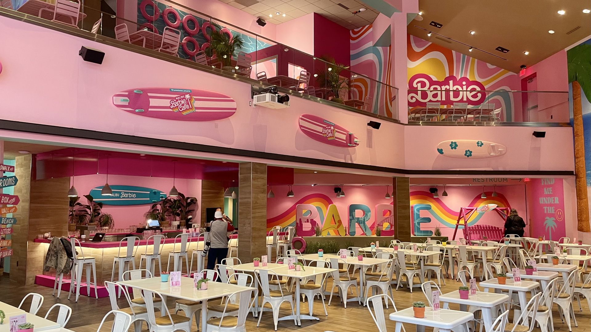 Malibu Barbie Cafe debuts in Mall of America - Axios Twin Cities