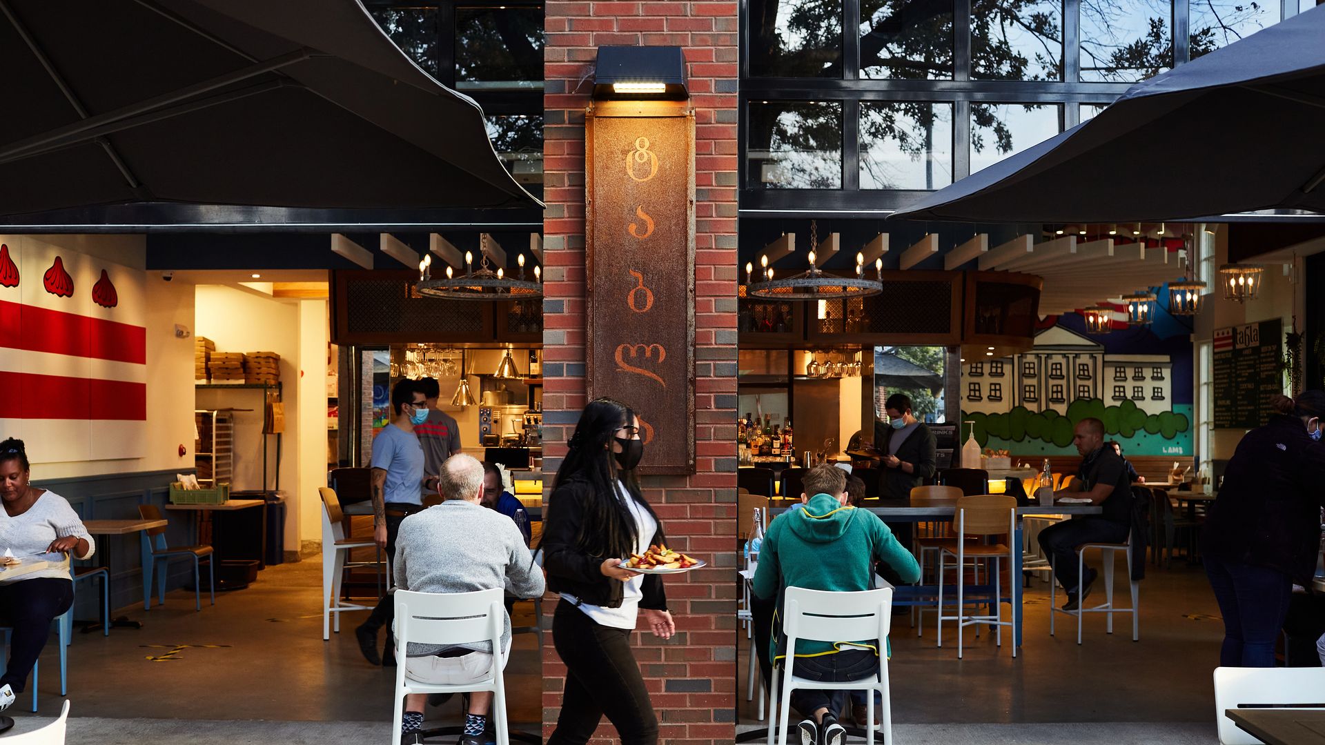 Outdoor dining in Washington, D.C.