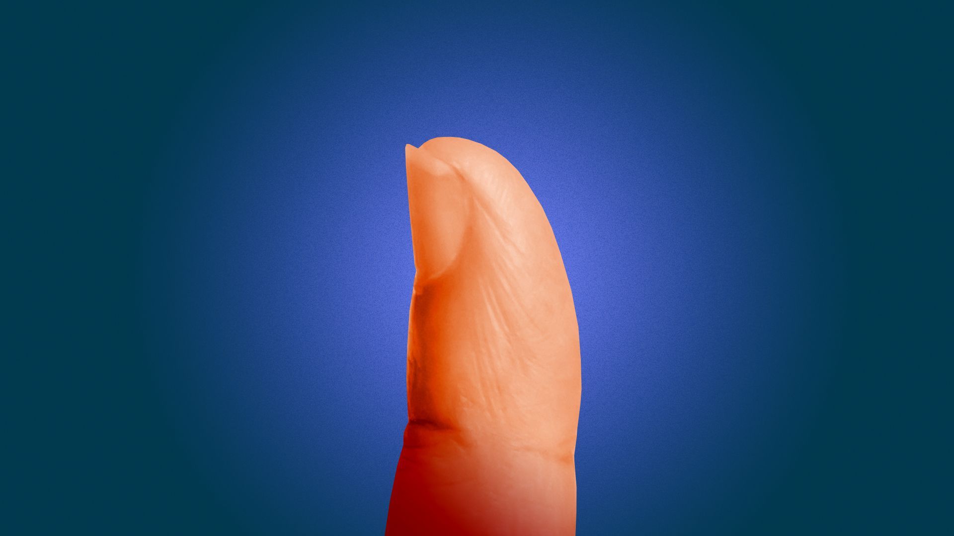 Illustration of a glowing finger