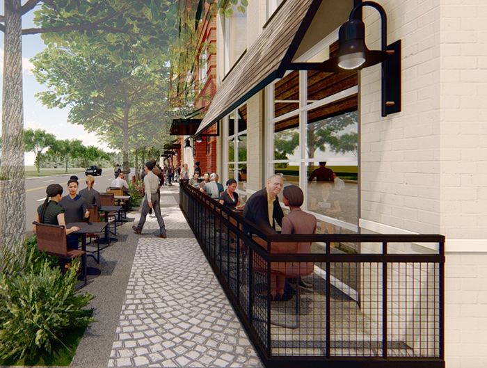 Renovated Latta Pavilion at 1315 East Blvd. in Dilworth