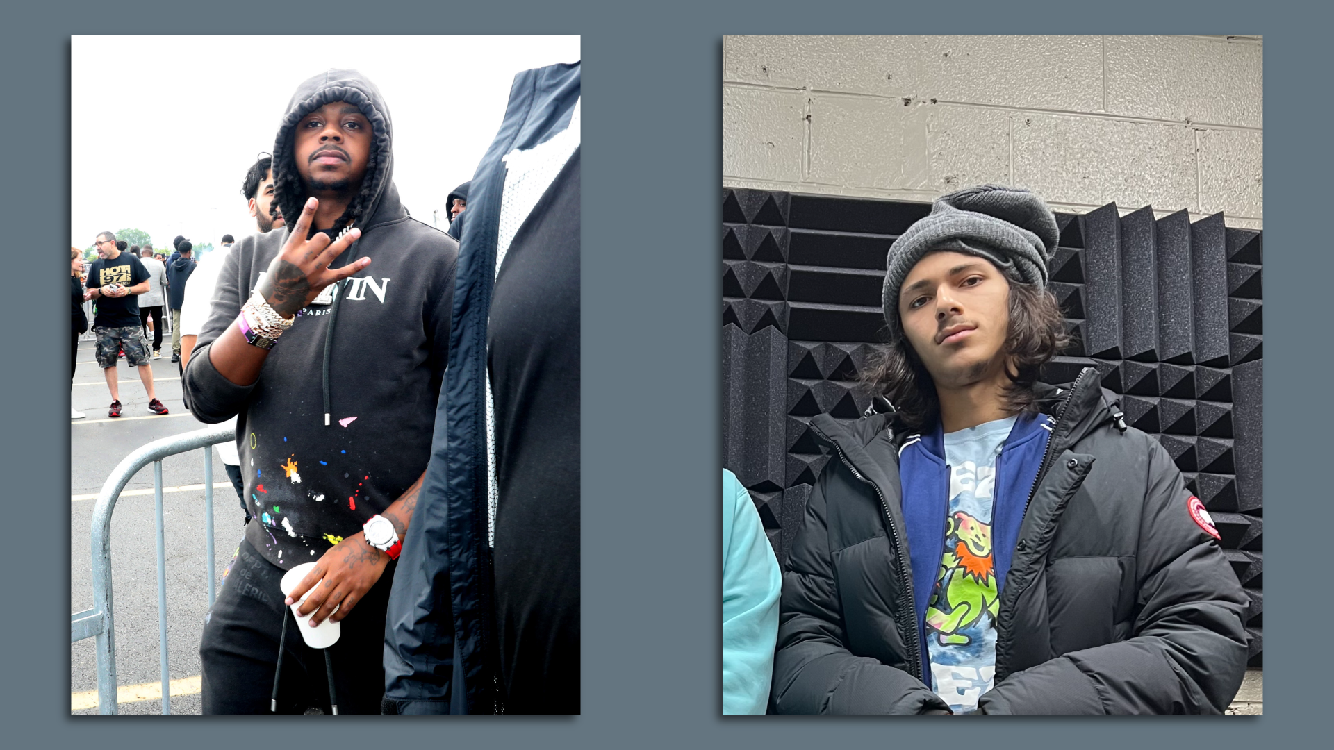 Detroit based rappers Babyface Ray and BabyTron