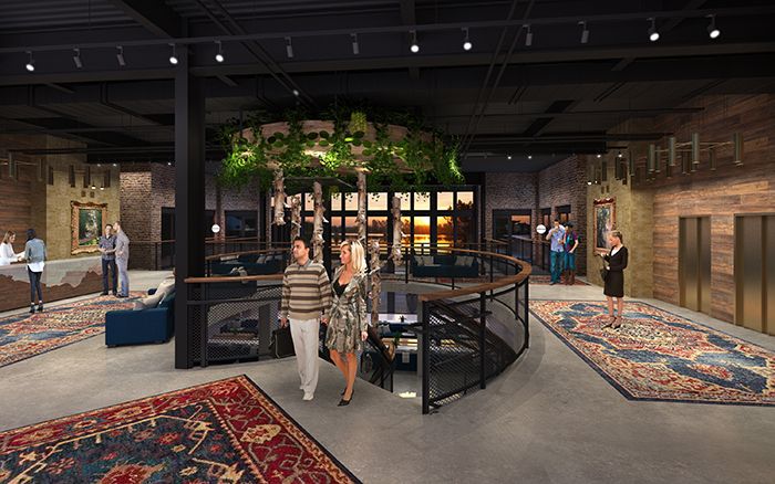 Sunset Cove rendering lobby