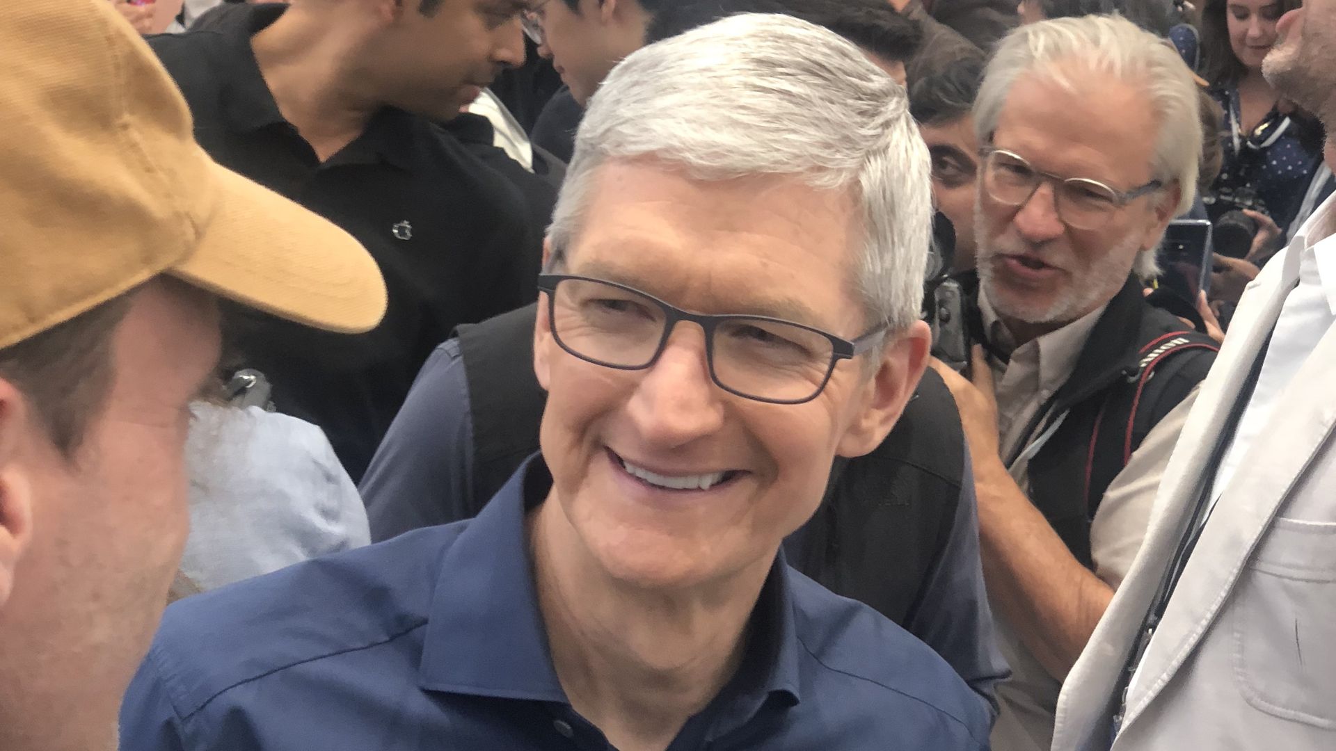 Apple CEO Tim Cook at the iPhone Xs launch event