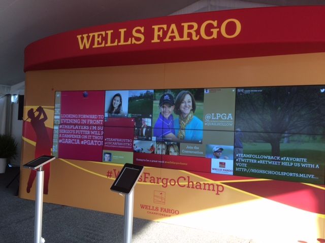 wells fargo social screen golf