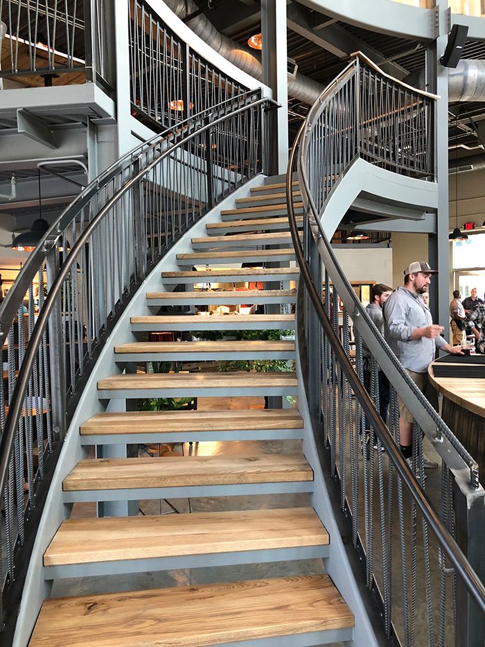 staircase-at-legion-brewing-southpark