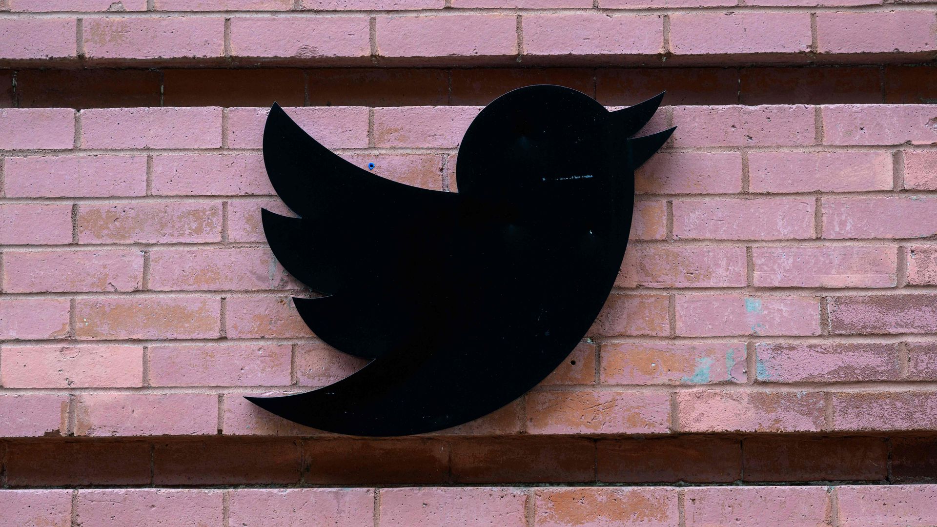 The Twitter logo at their offices in New York City on January 12, 2023.