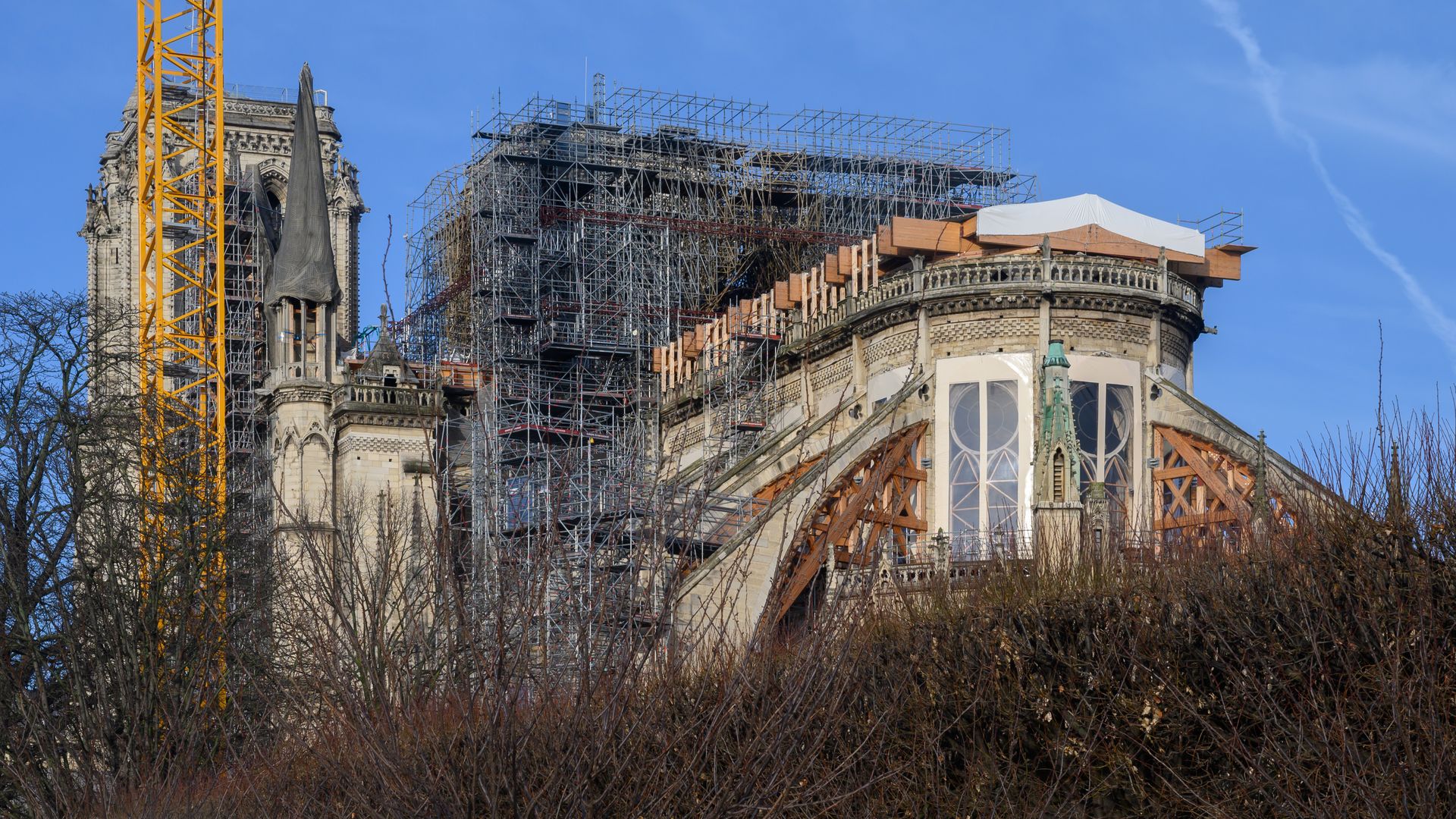 Work continues on Notre-Dame Cathedral in Paris 