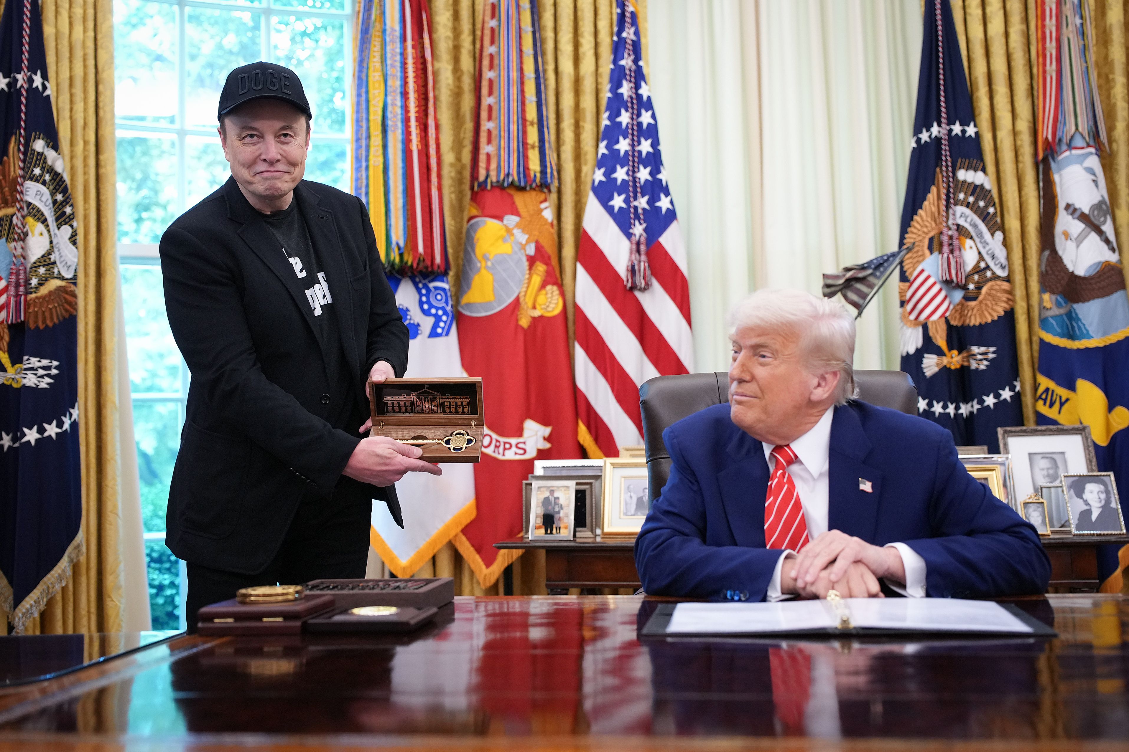 Musk gets golden key from Trump