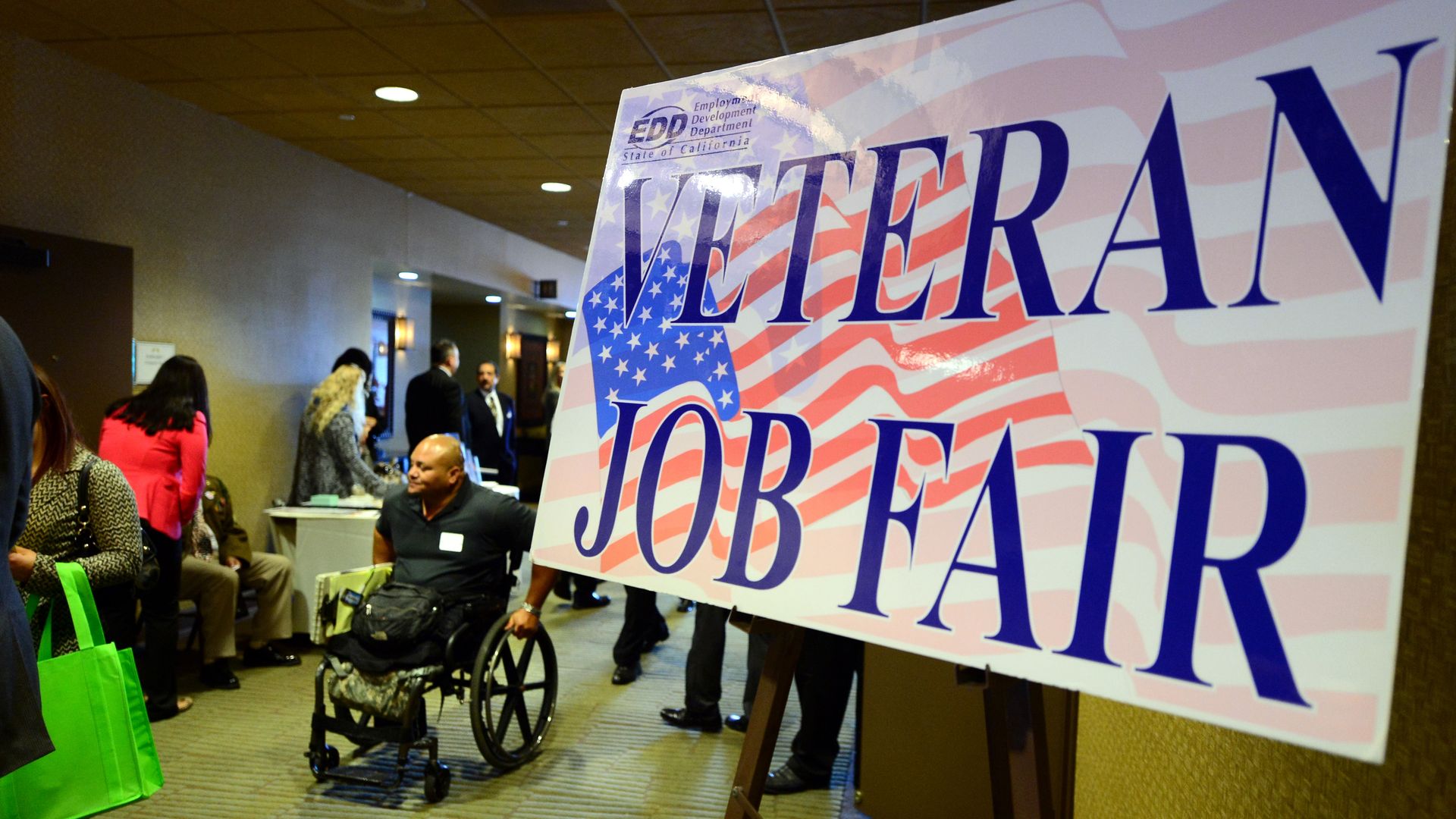 Veteran Job Fair Sign