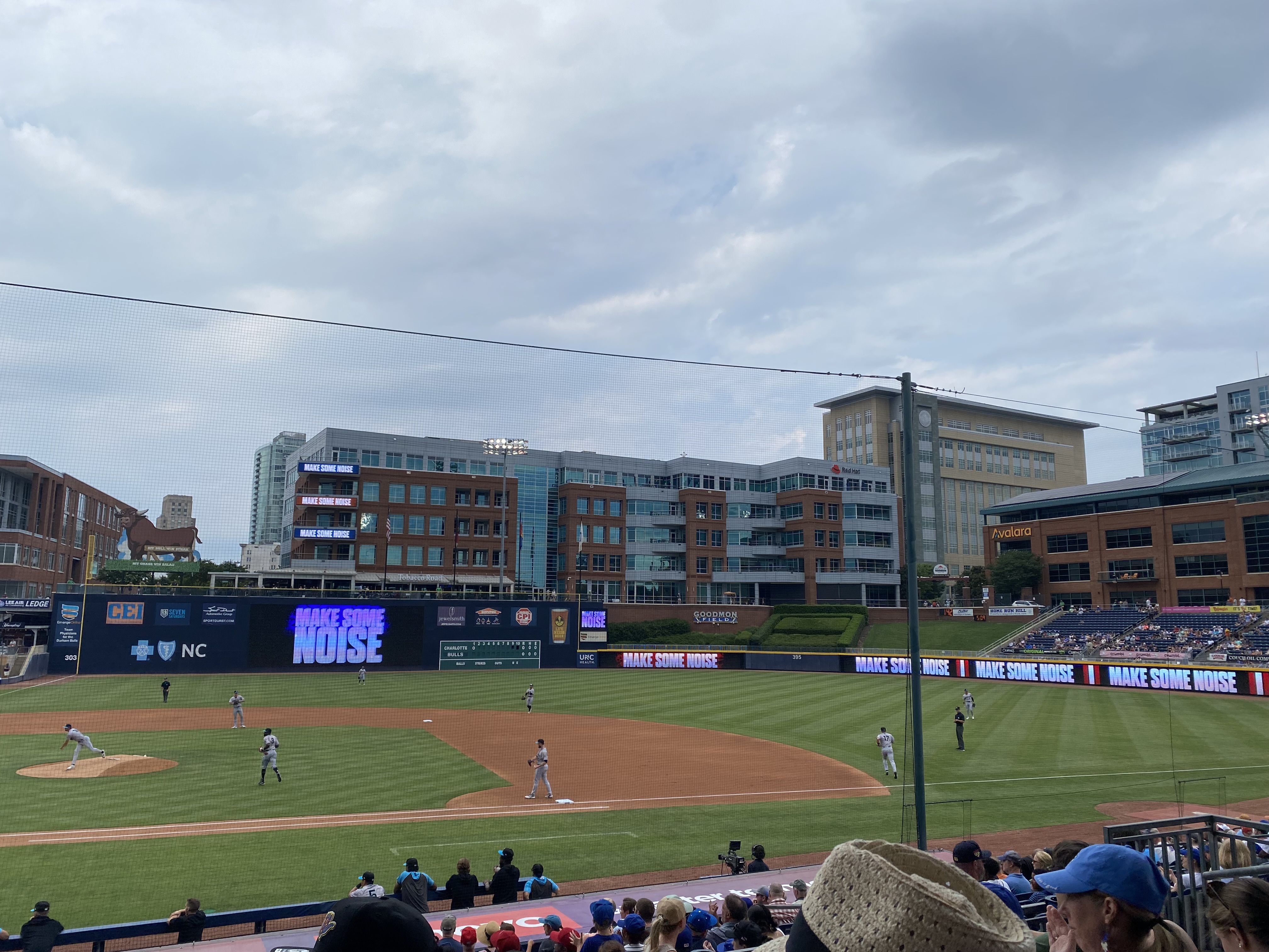 Durham Bulls game in downtown Durham