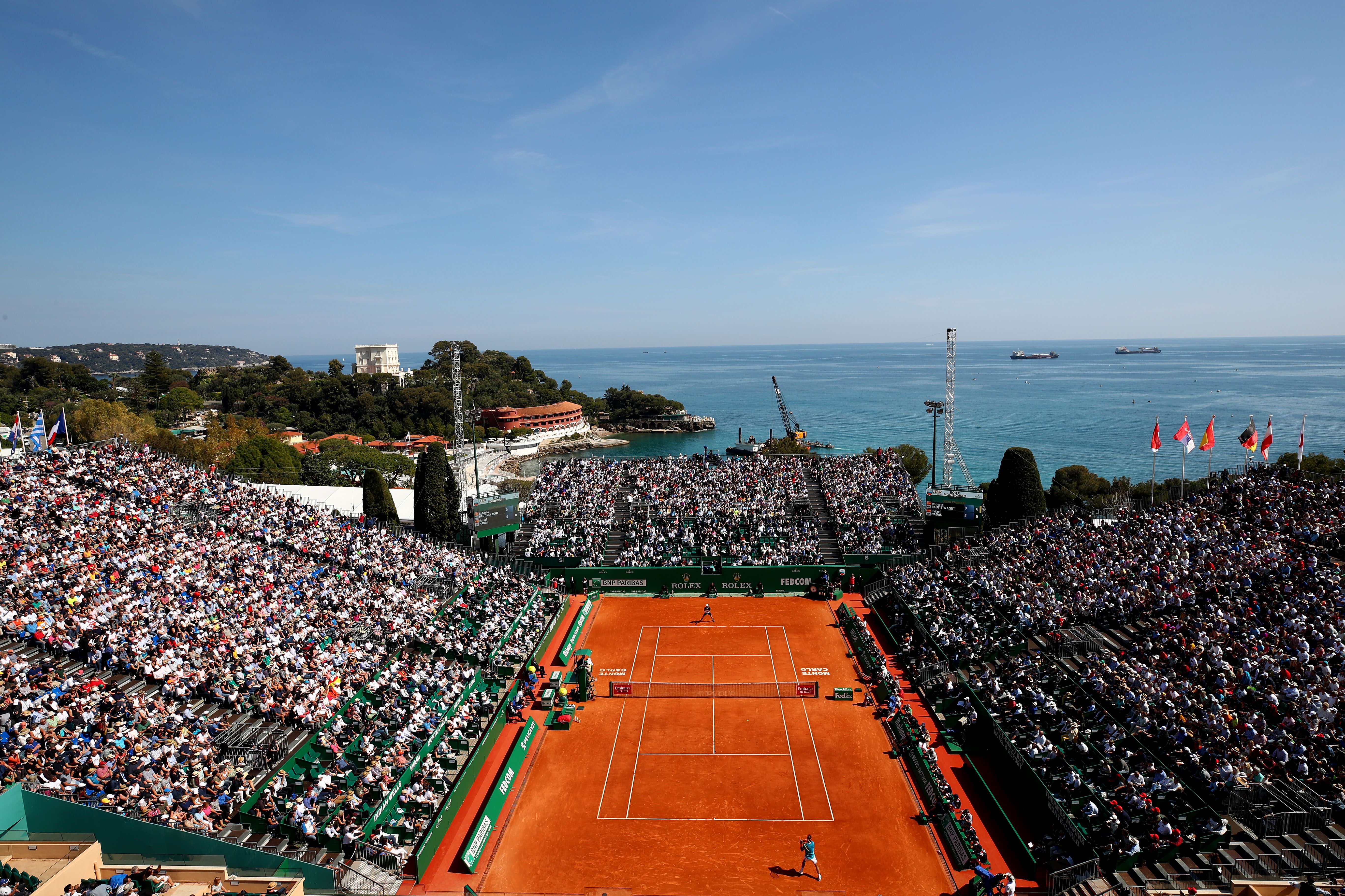 The court at the Monte-Carlo Masters