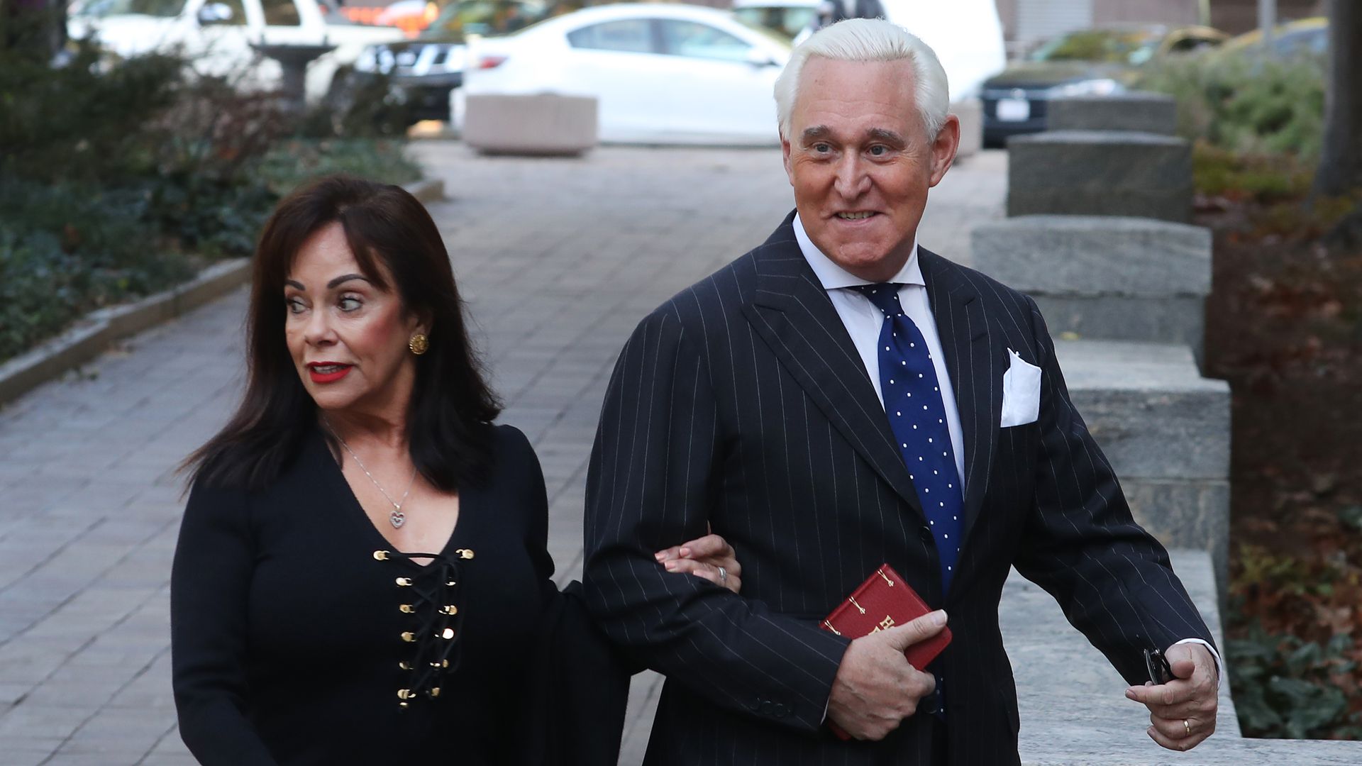 Picture of Roger Stone and his wife Nydia Stone