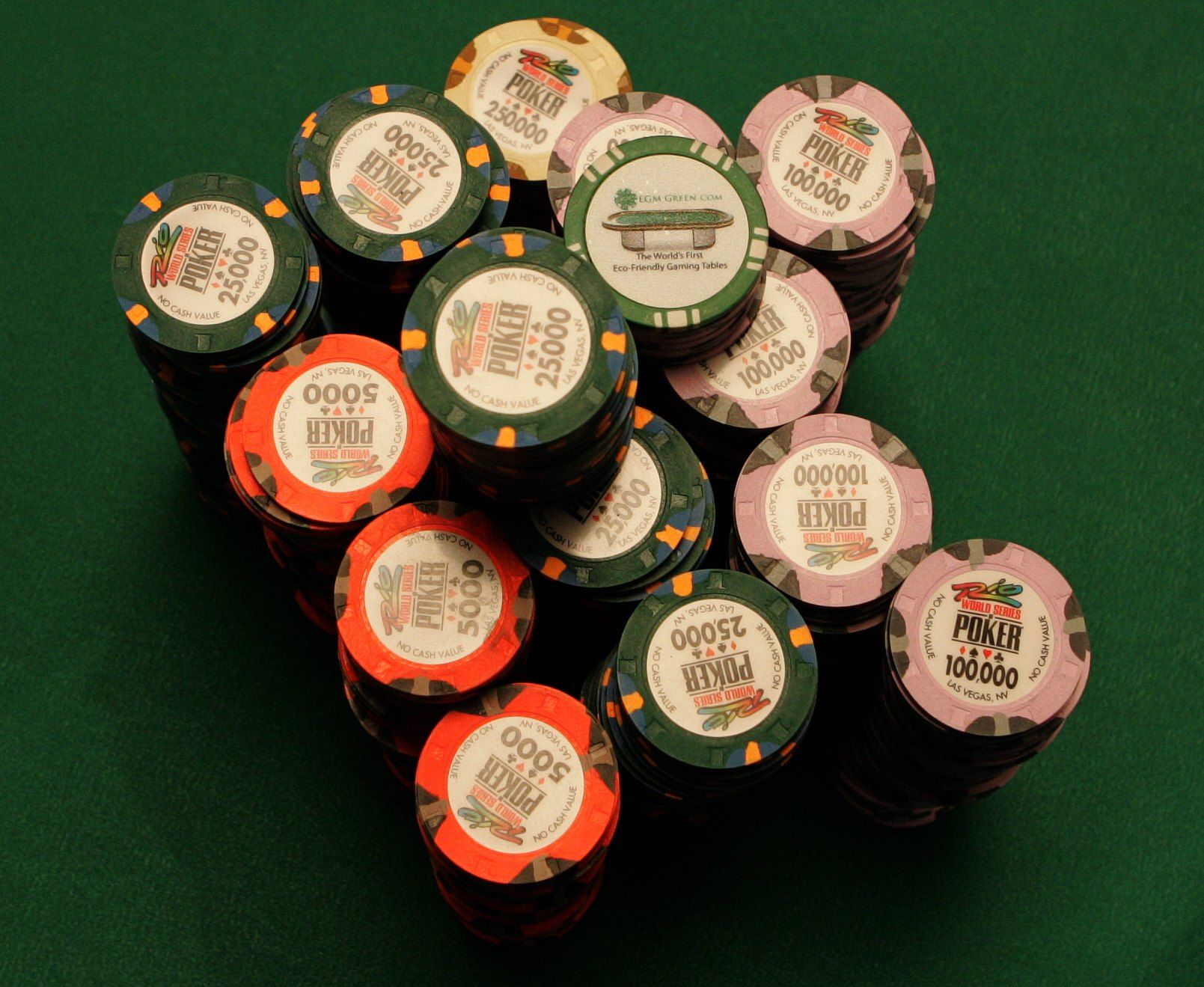 World Series of Poker chips
