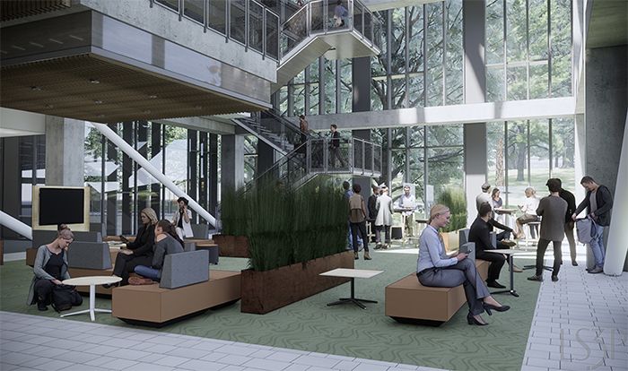 Rendering of Centene's campus near UNC Charlotte