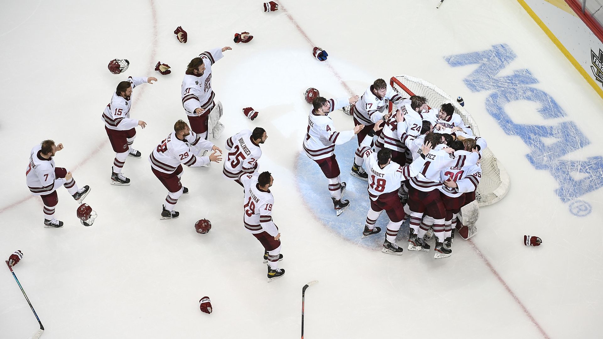 UMass celebrating