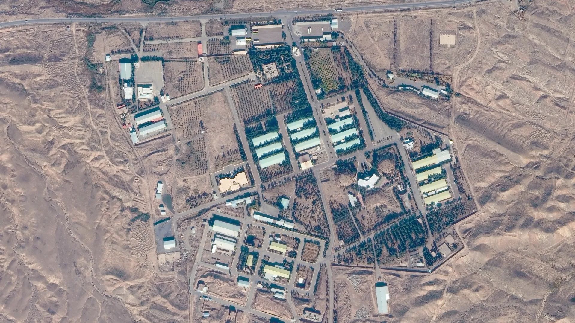 A Maxar closeup satellite imagery of the Parchin Military Complex in Iran from Nov. 2022. Photo: Satellite image (c) 2022 Maxar Technologies.