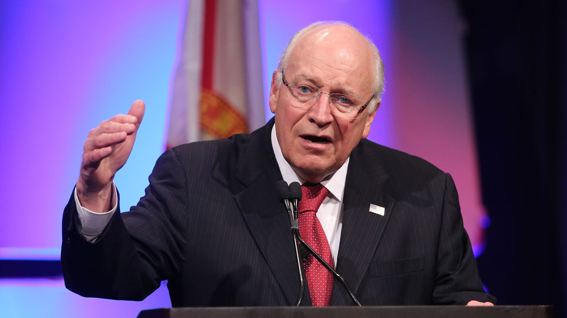 Dick Cheney speaks.