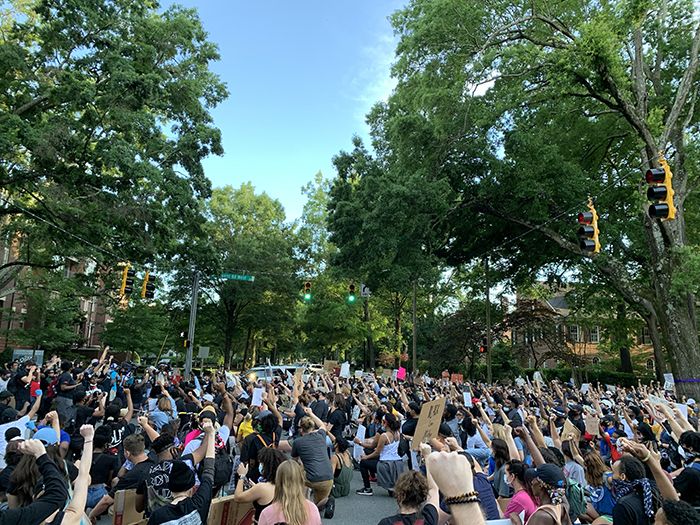 2020 Protests Myers Park June 1, 2020