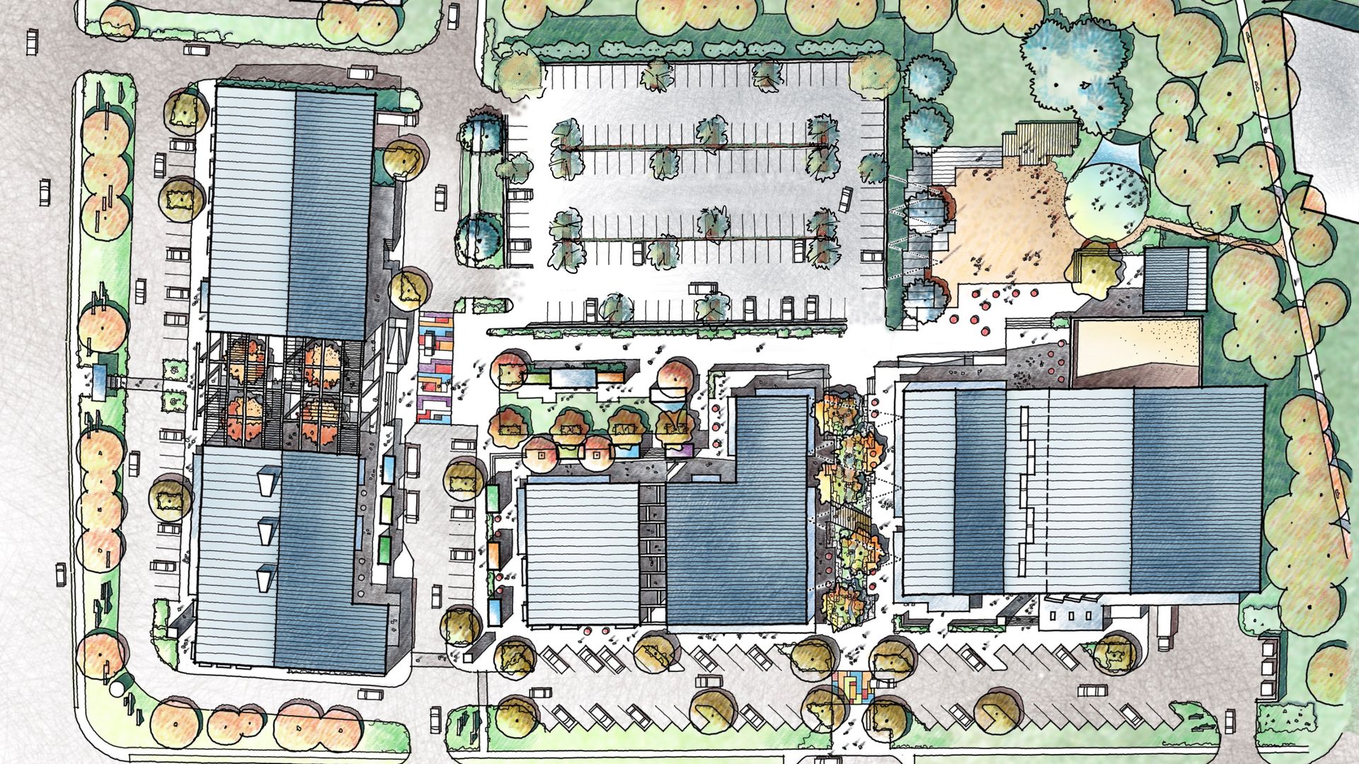 A site rendering of Salvage Yard