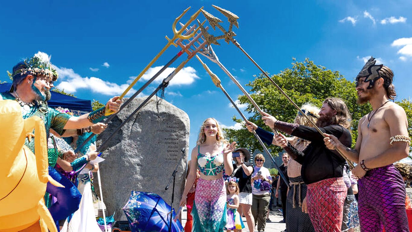 Frog Jump festival in Mill Stream Park