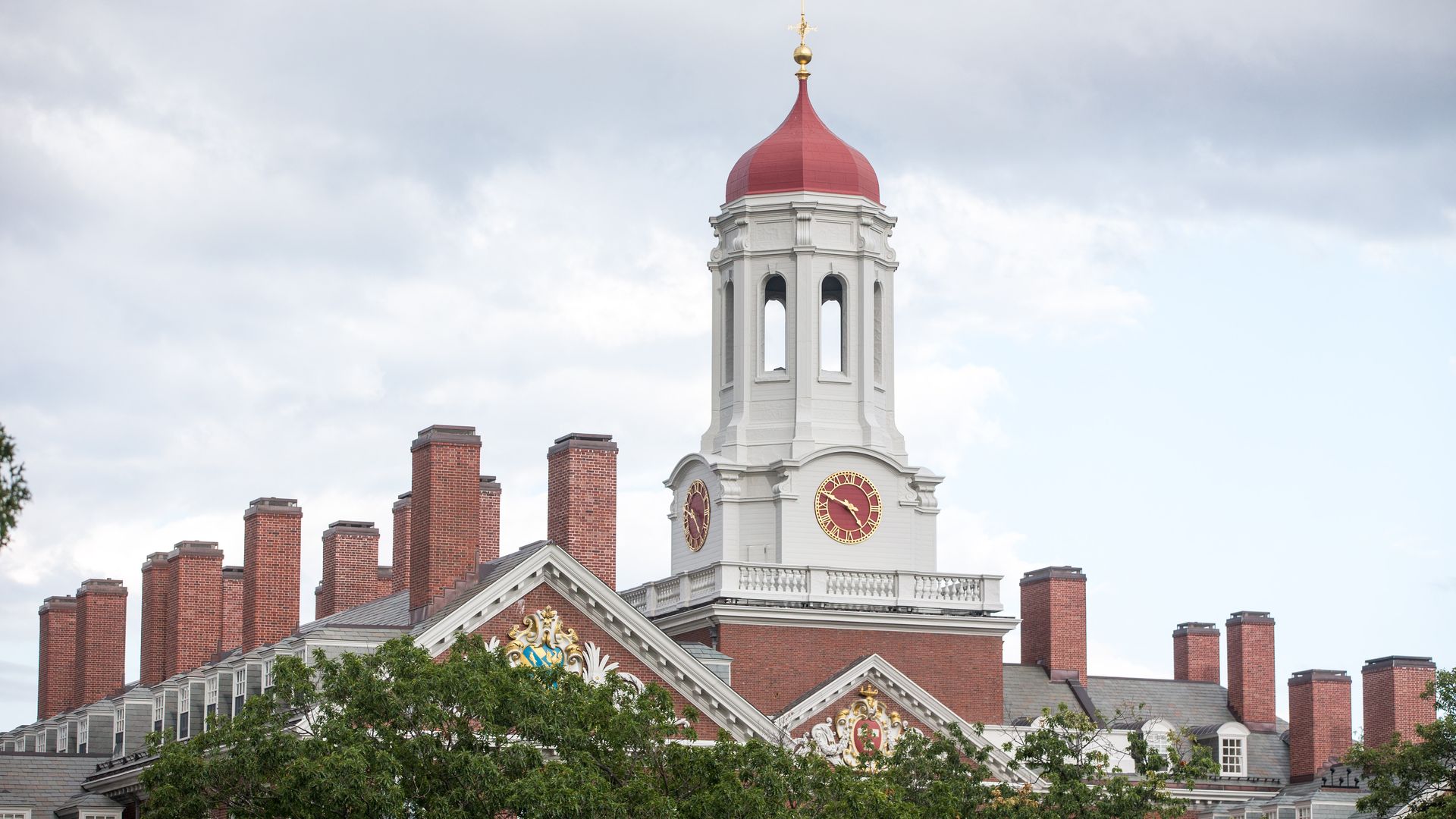 Photo of a Harvard building