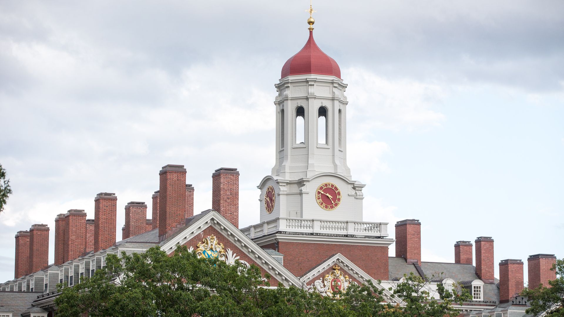 Photo of a Harvard building