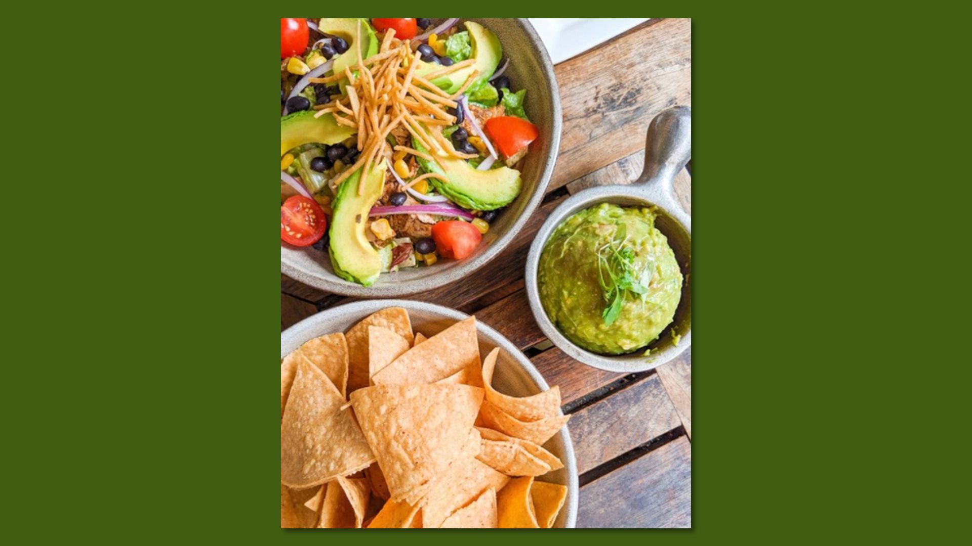 Chips and guacamole