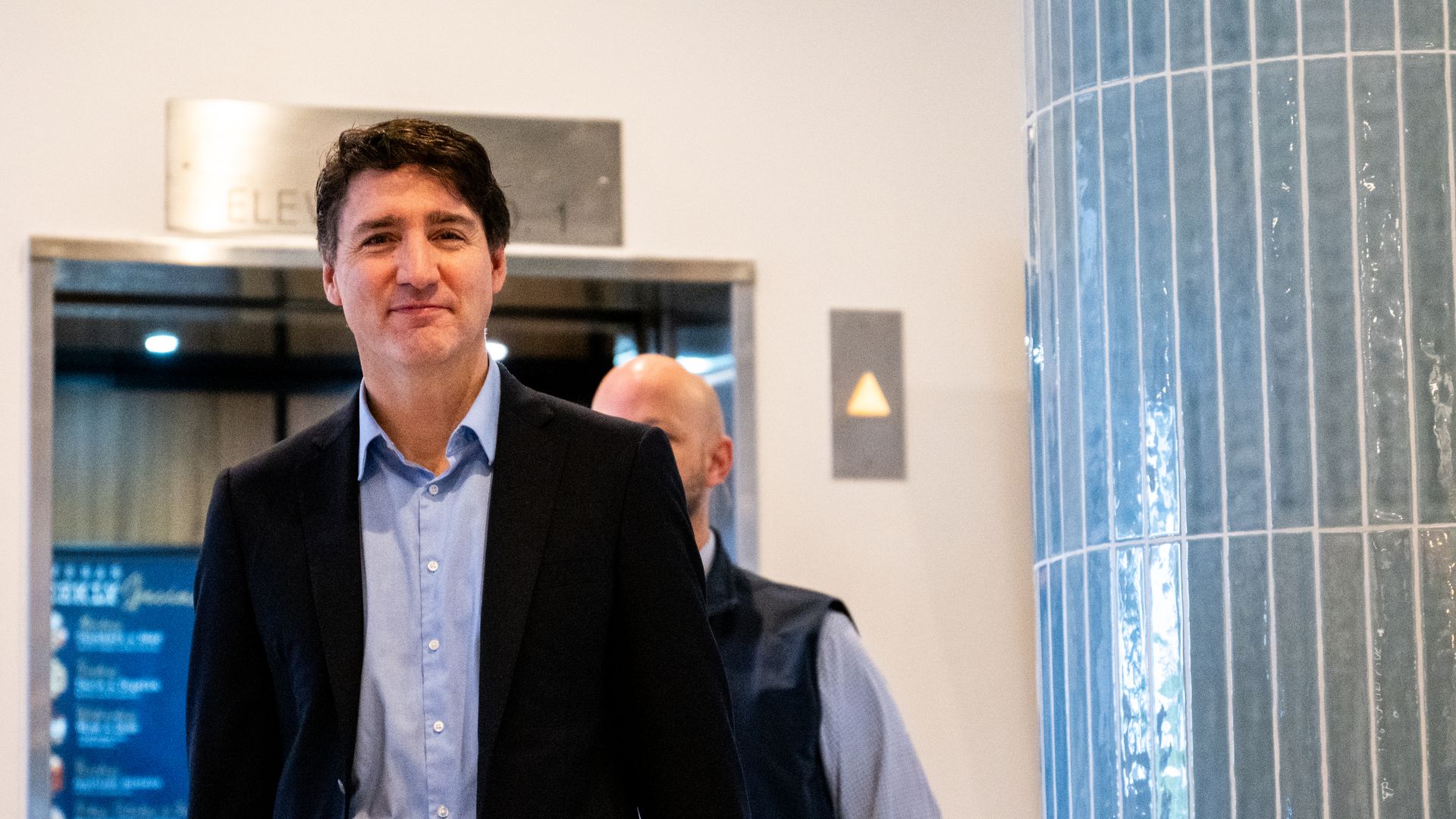 Canadian Prime Minister Justin Trudeau exits the Delta Hotels by Marriott West Palm Beach on November 30, 2024 in Palm Beach, Florida. Trudeau arrived at Mar-a-Lago for an unannounced visit with U.S. President-elect Donald Trump 