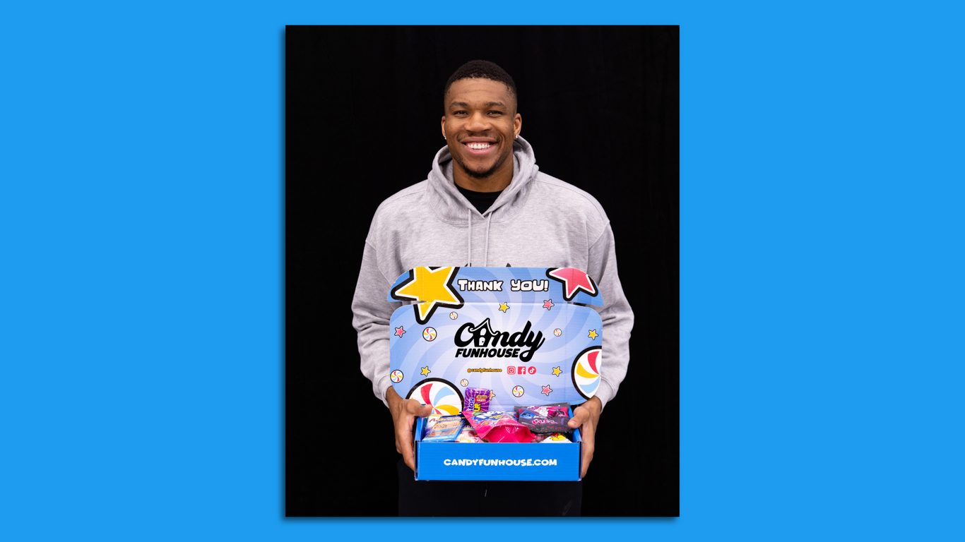 NBA star Giannis Antetokounmpo and family invest in Candy Funhouse, Canadian candy store, through Ante, Inc. - Vimarsana News