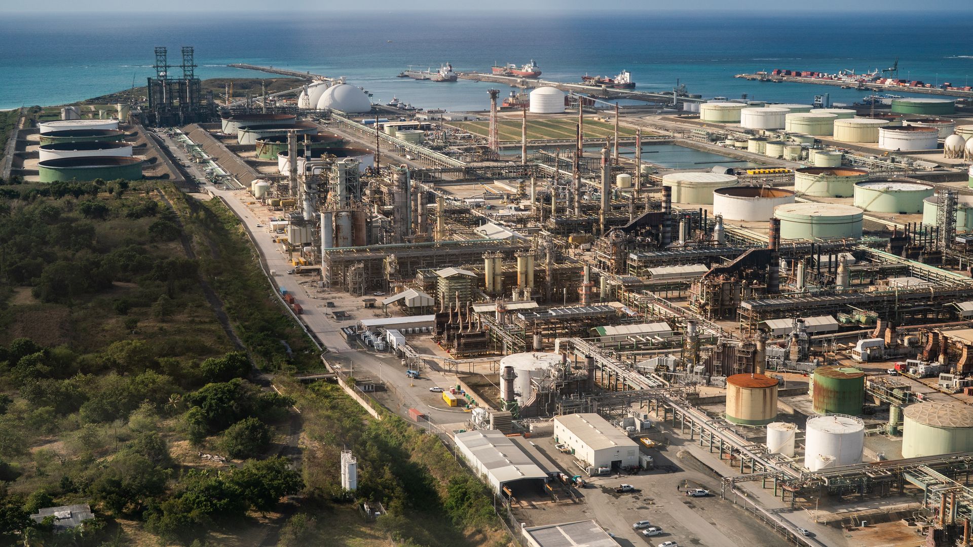 The Limetree Bay refinery in March 2021 in St. Croix, Virgin Islands.