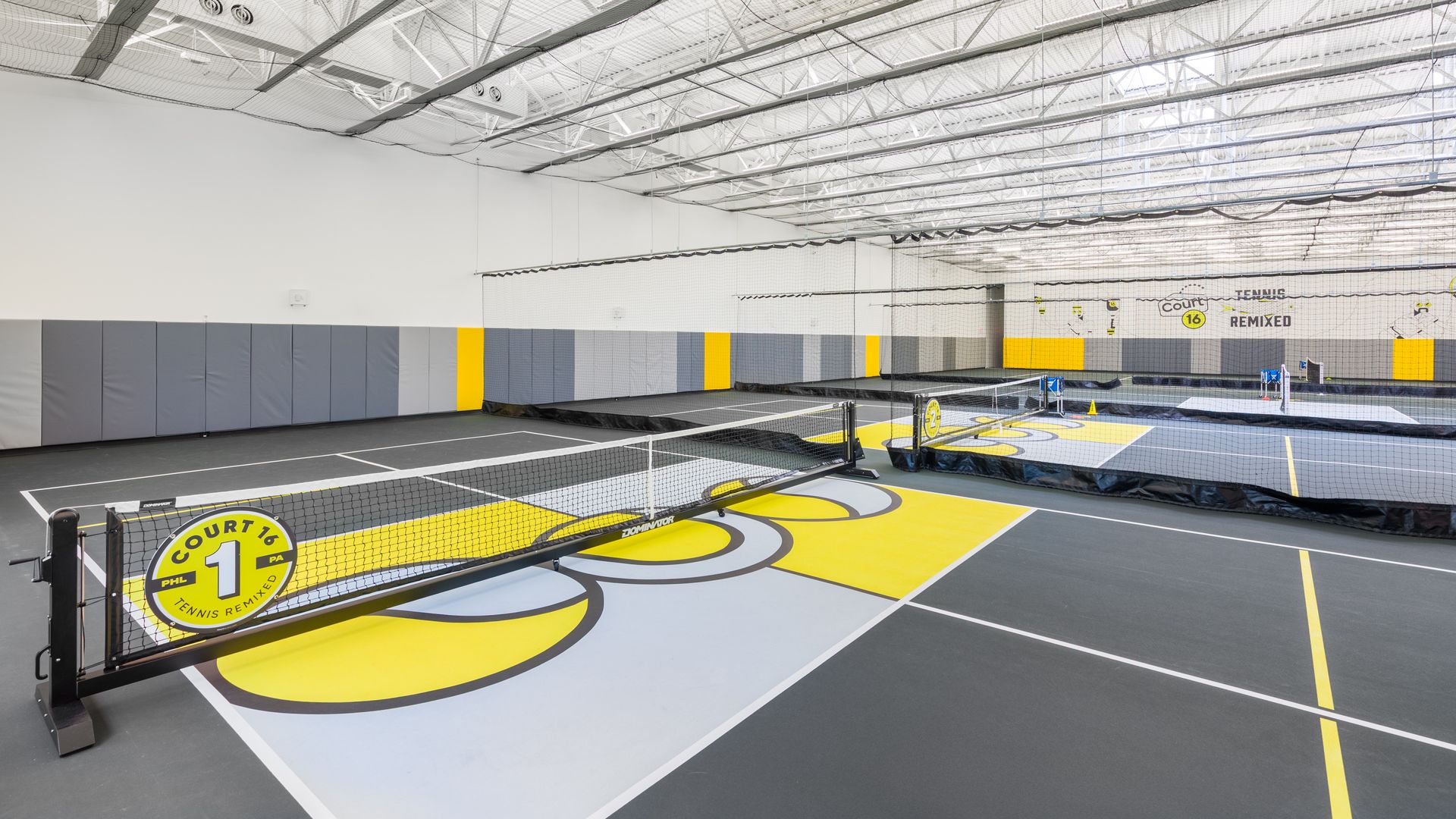 Tennis and pickleball courts at Court 16