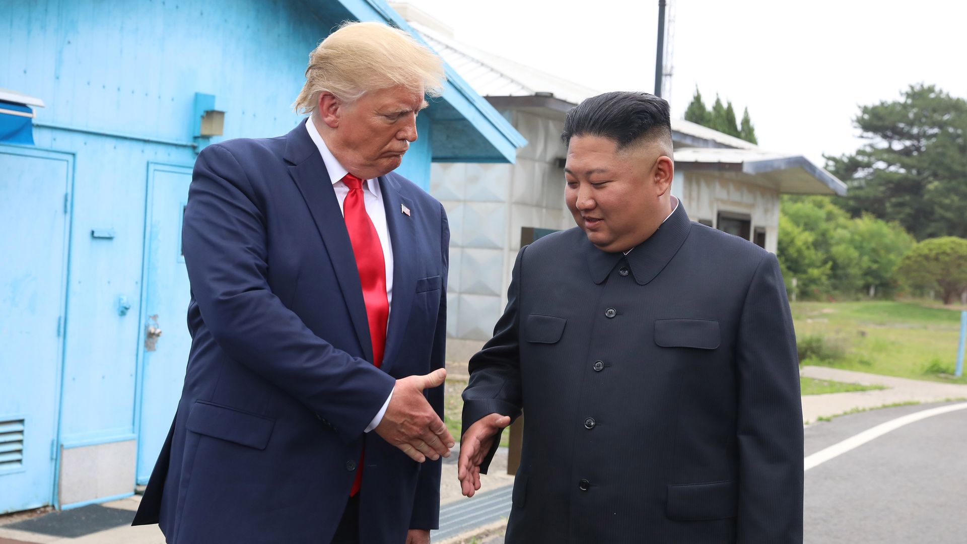 Trump and Kim Jong un