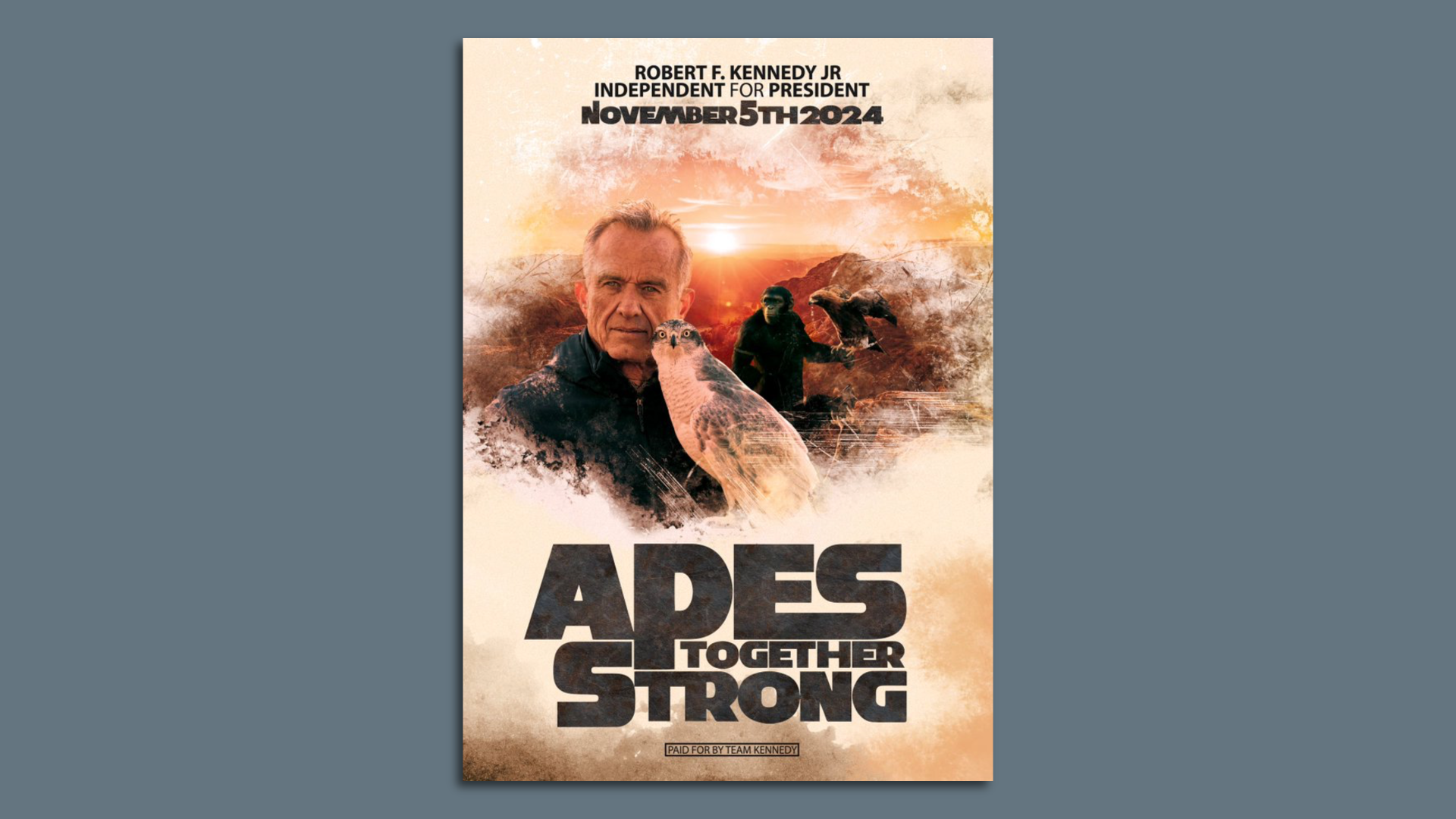 RFK Jr's "Apes together strong" twete 