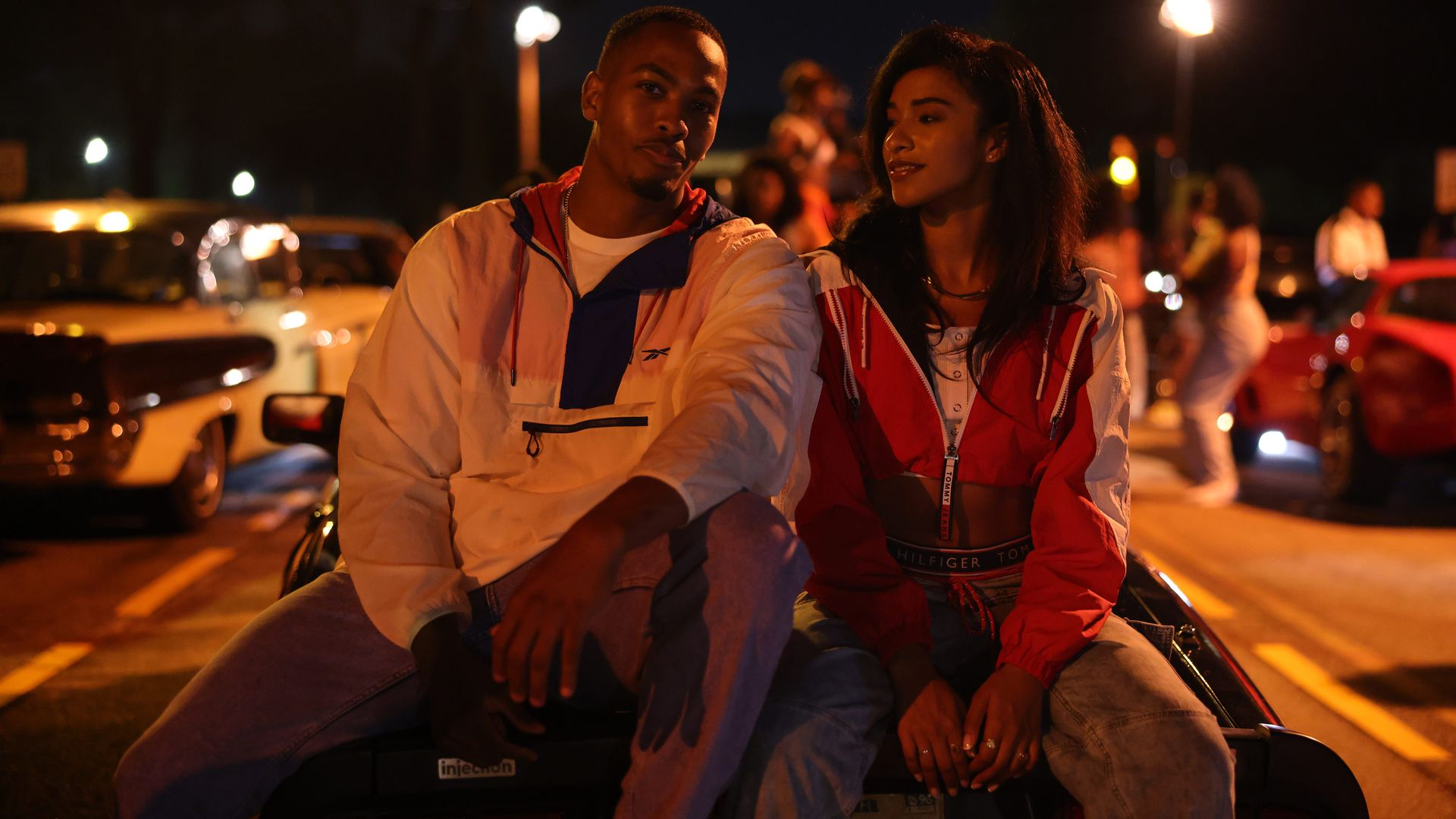 Donovan Christie Jr. and Ava Mone’t star in the new BET+ series "Perimeter" set in Atlanta in the 1990s. Photo: Courtesy of BET+
