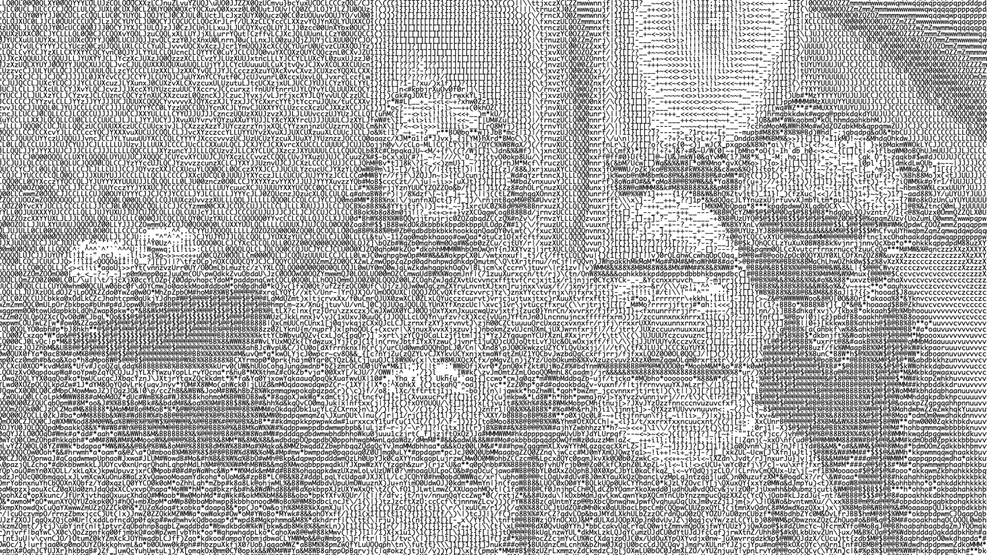 An ASCII Image of Axios' Ina Fried with Cookie Monster, Abby, Bert and Count von Count