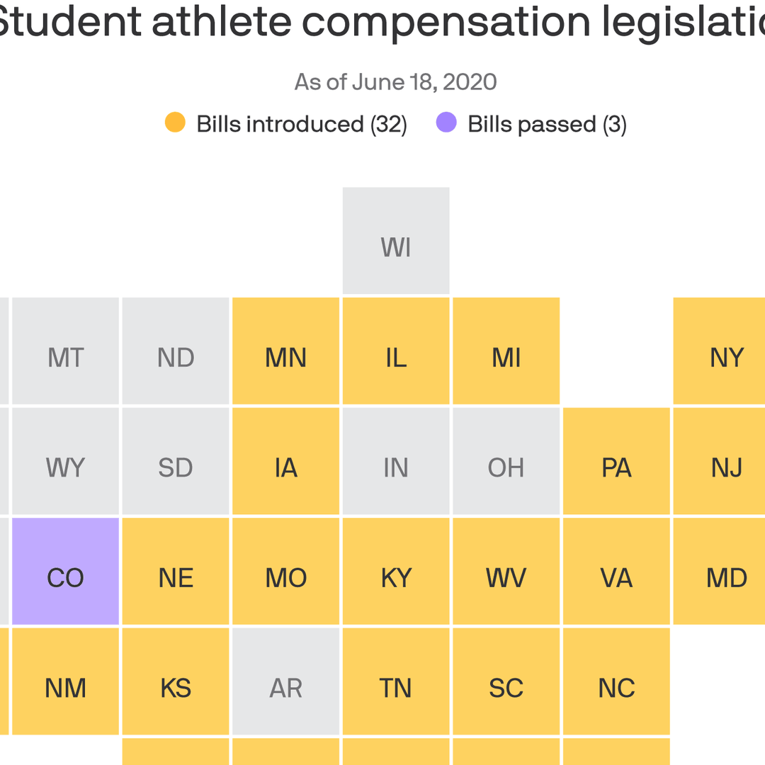 The latest on national legislation to pay student athletes