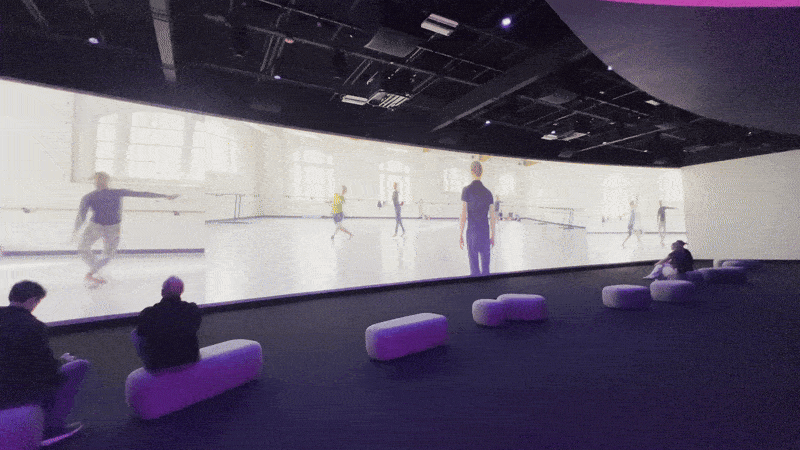 A GIF of Prototype's theater room showing a ballet scene