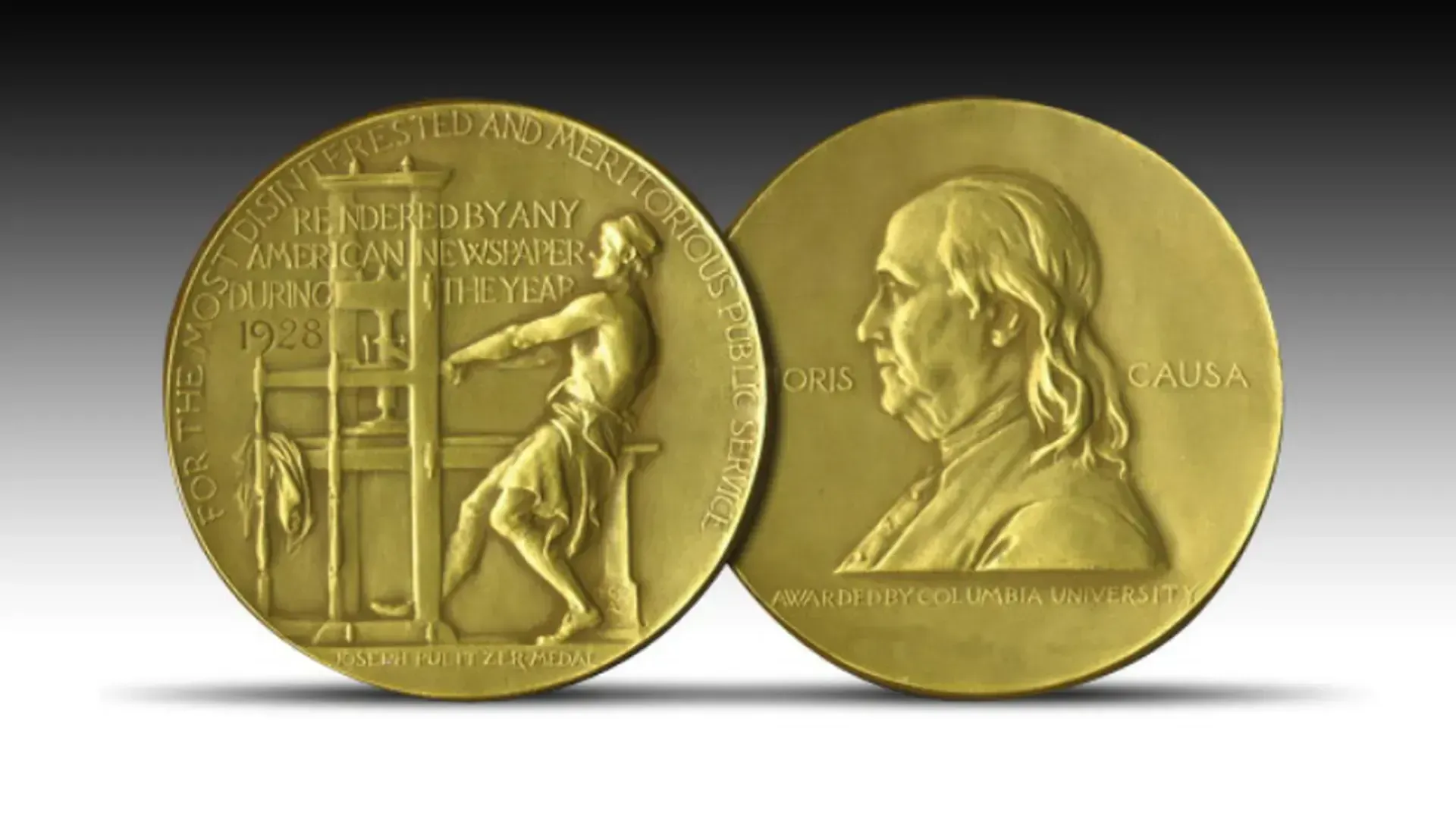 Pulitzer Prize award.