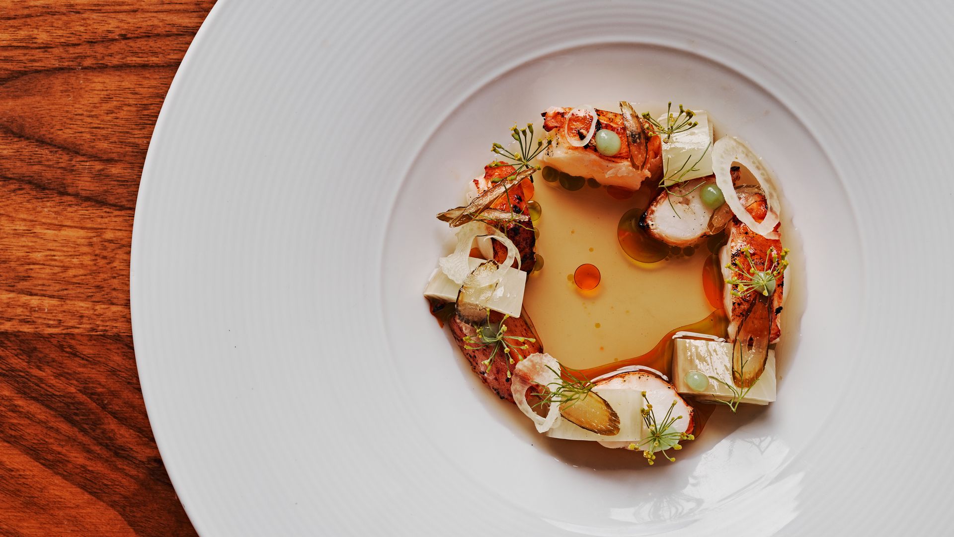 Grilled Maine lobster from Lazy Betty.