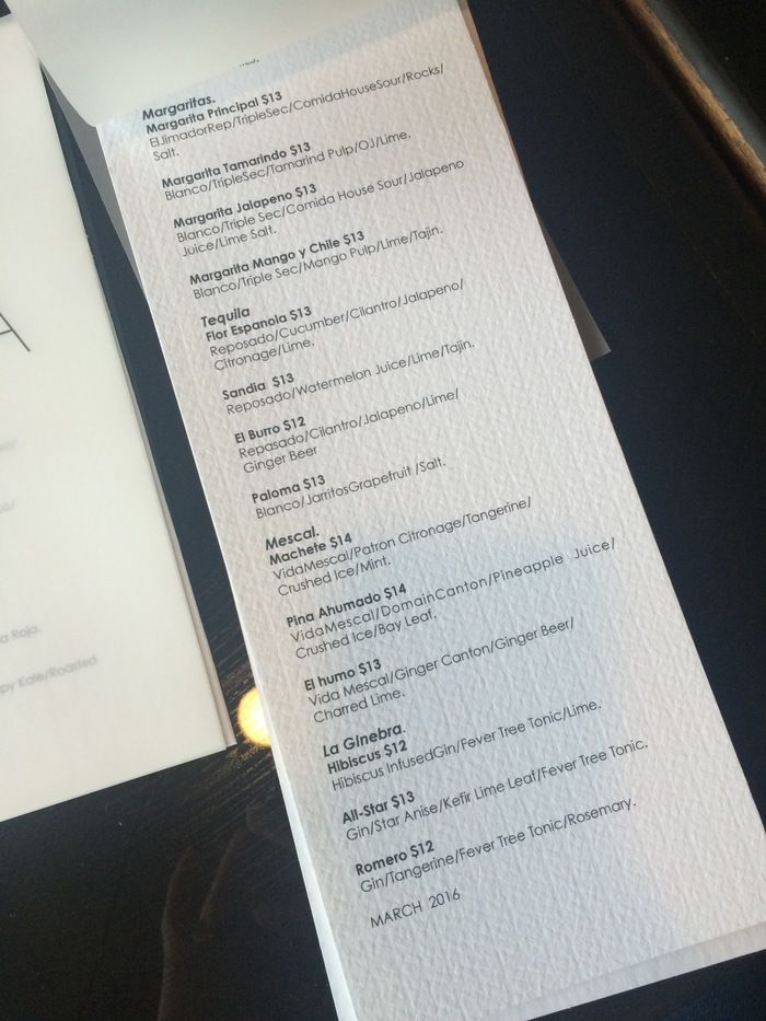 comida plaza midwood cocktails