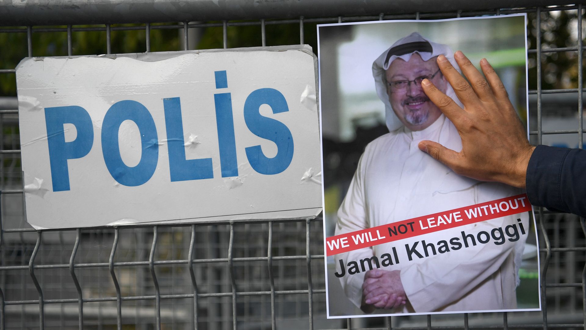 Missing poster of Jamal Khashoggi