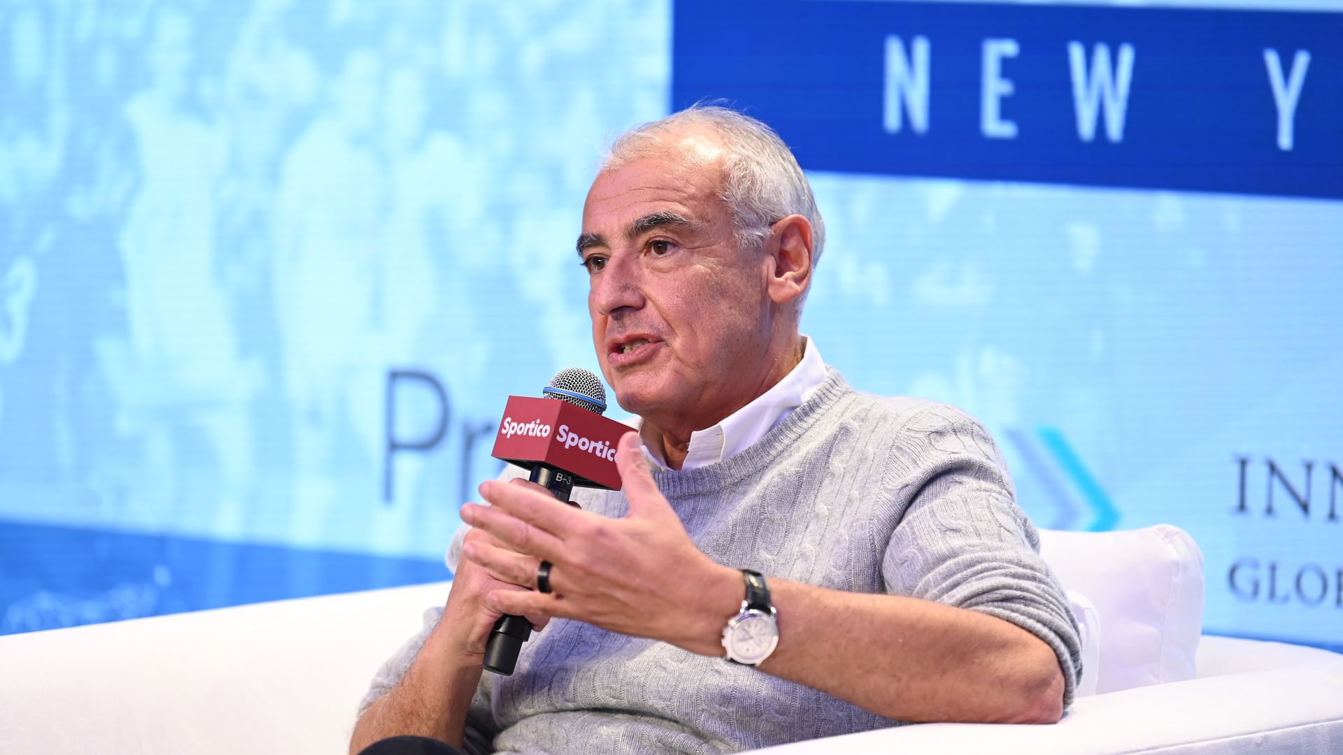 Marc Lasry at Sportico's Invest in Sports New York held at the Nasdaq MarketSite on November 04, 2024 in New York, New York. (Photo by Bryan Bedder/Sportico via Getty Images)
