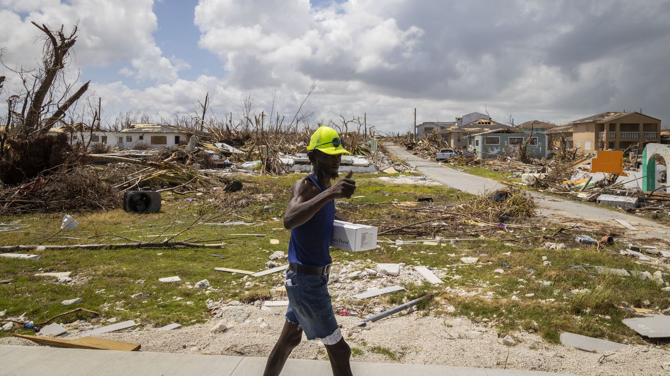 Dorian Devastated Bahamas Lashed By Tropical Storm