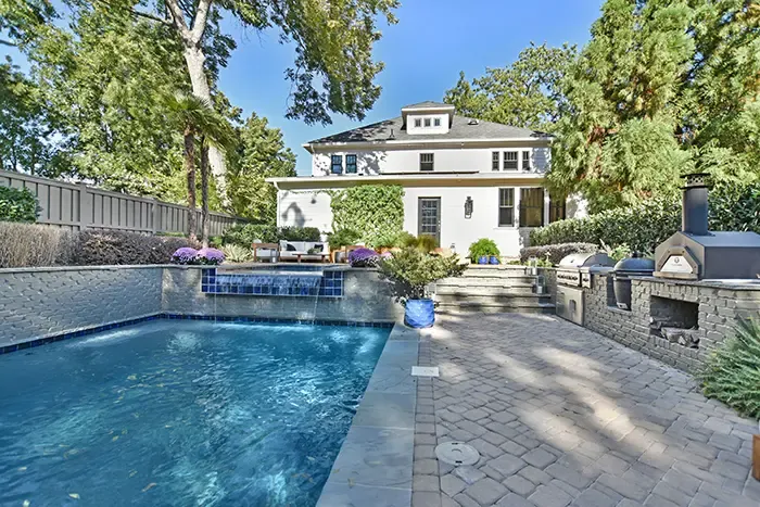 704 e 36th street waterfall feature
