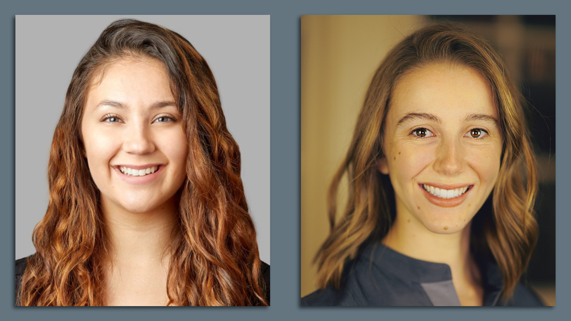 A side-by-side photo of Planeteer co-founders Hannah Friedman and Sophie Purdom.