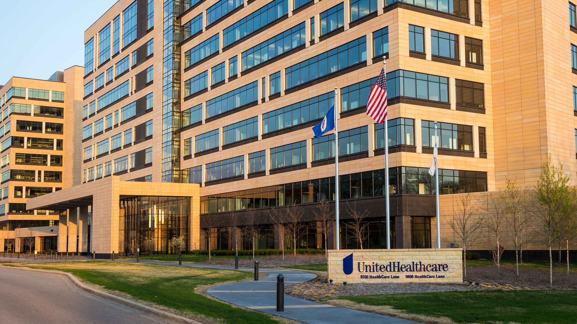 UnitedHealthcare headquarters building in Minnesota.