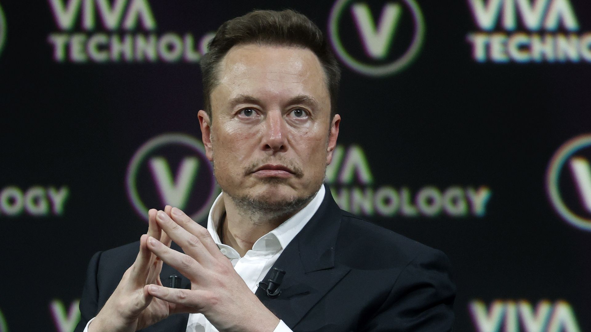 Chief Executive Officer of SpaceX and Tesla and owner of Twitter, Elon Musk attends the Viva Technology conference dedicated to innovation and startups at the Porte de Versailles exhibition centre on June 16, 2023 in Paris, France. 