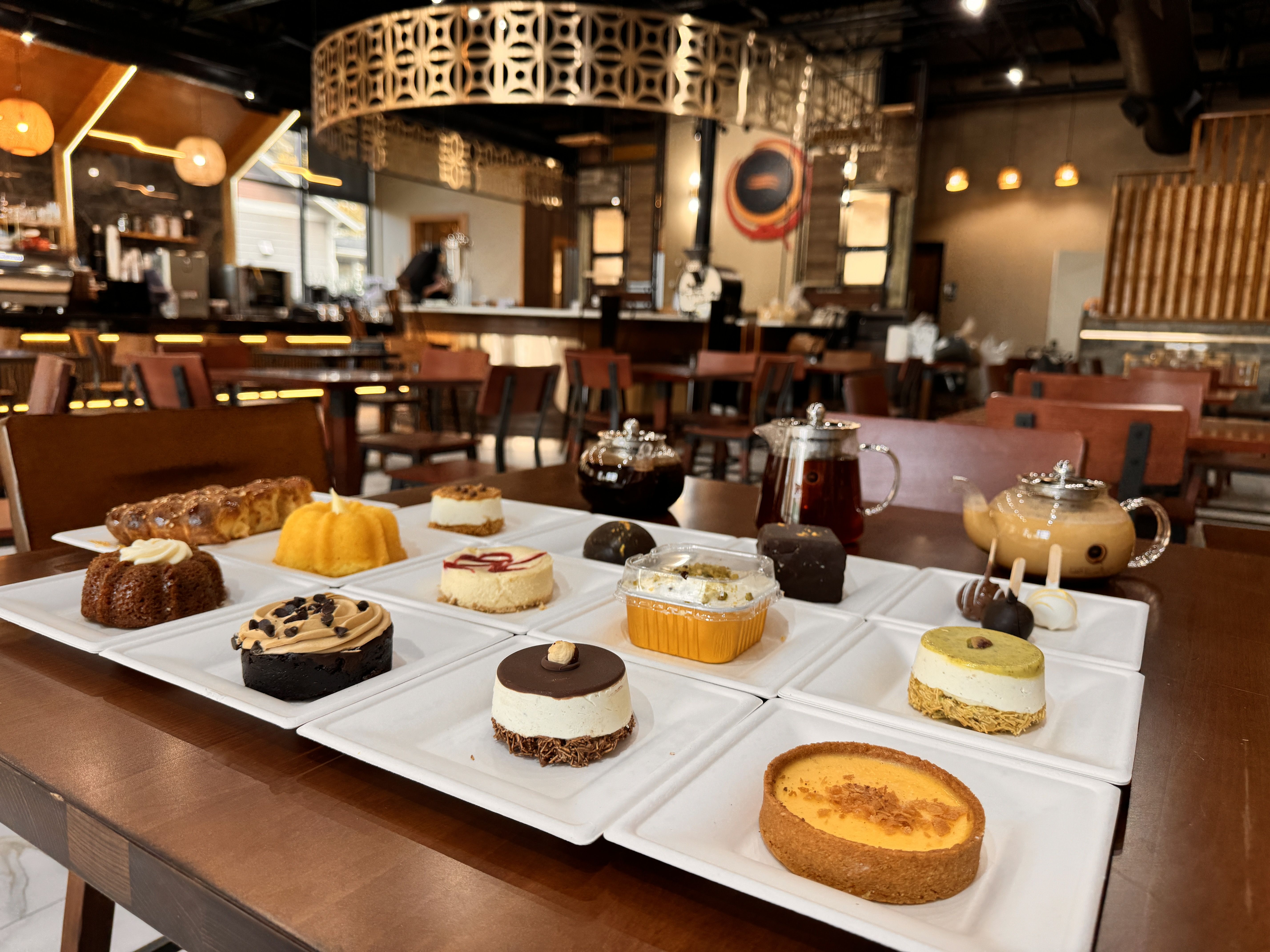 pastries, coffee, tea