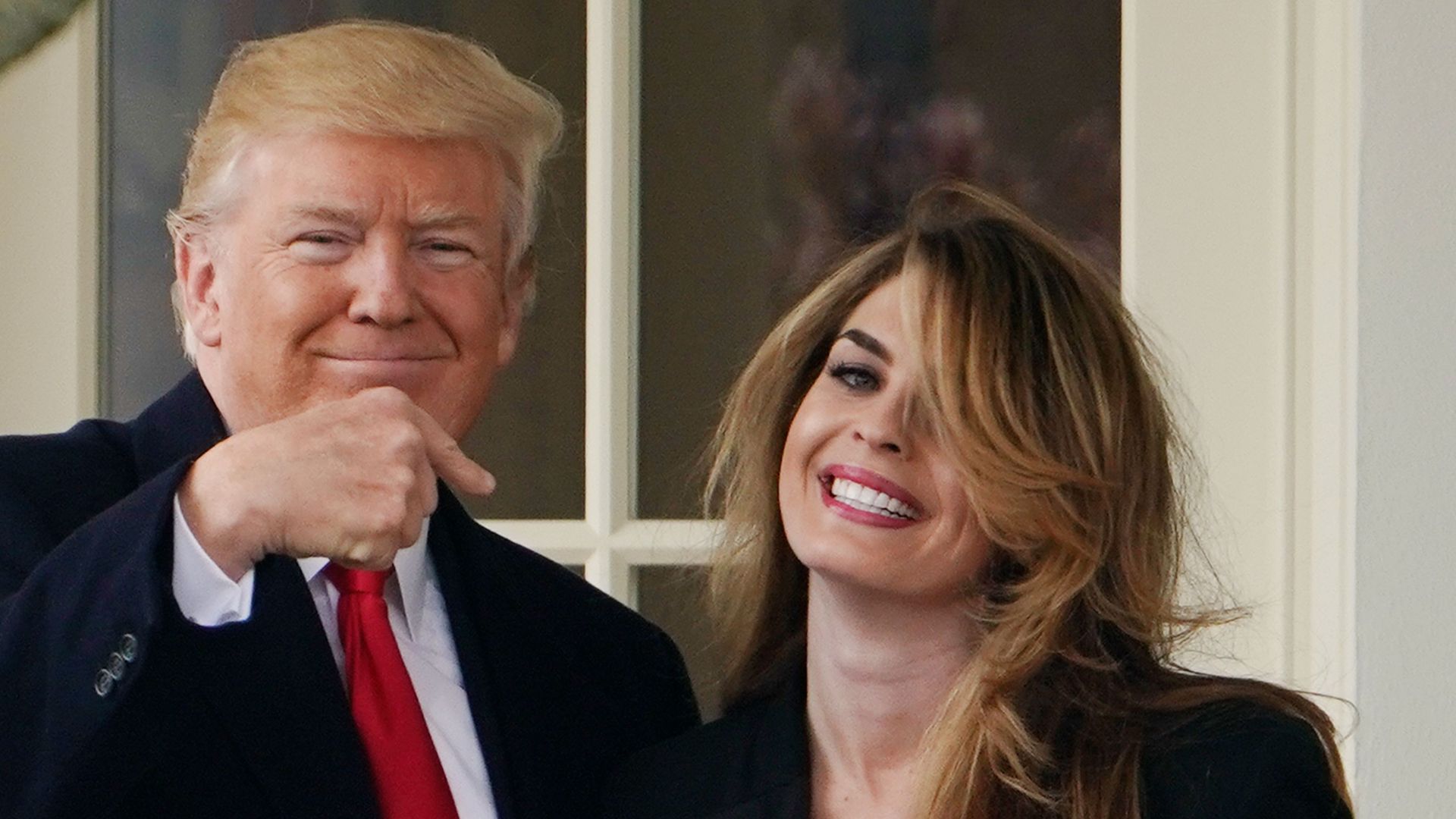 Donald Trump and Hope Hicks