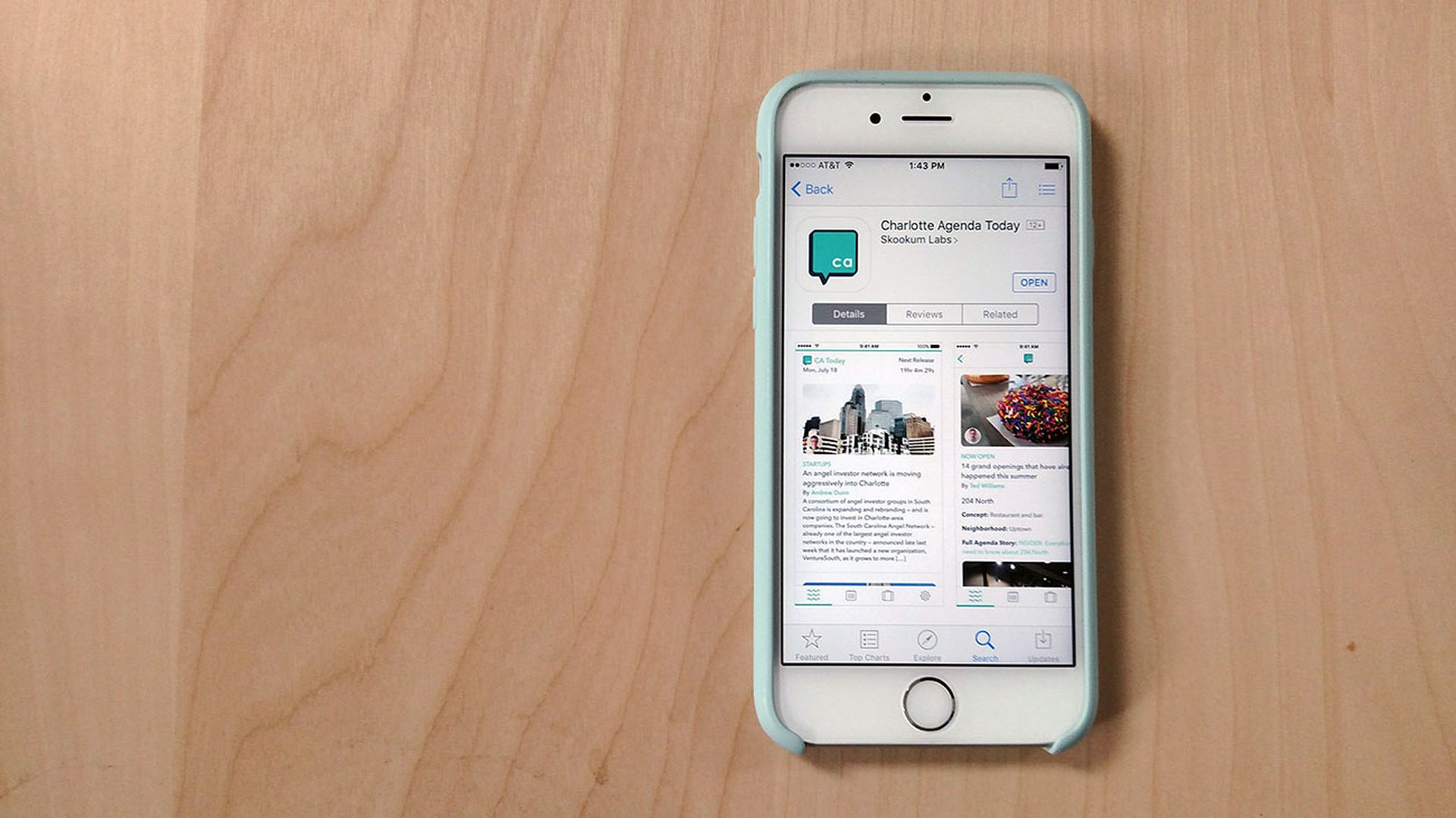 charlotte-agenda-today-ios-app-launch